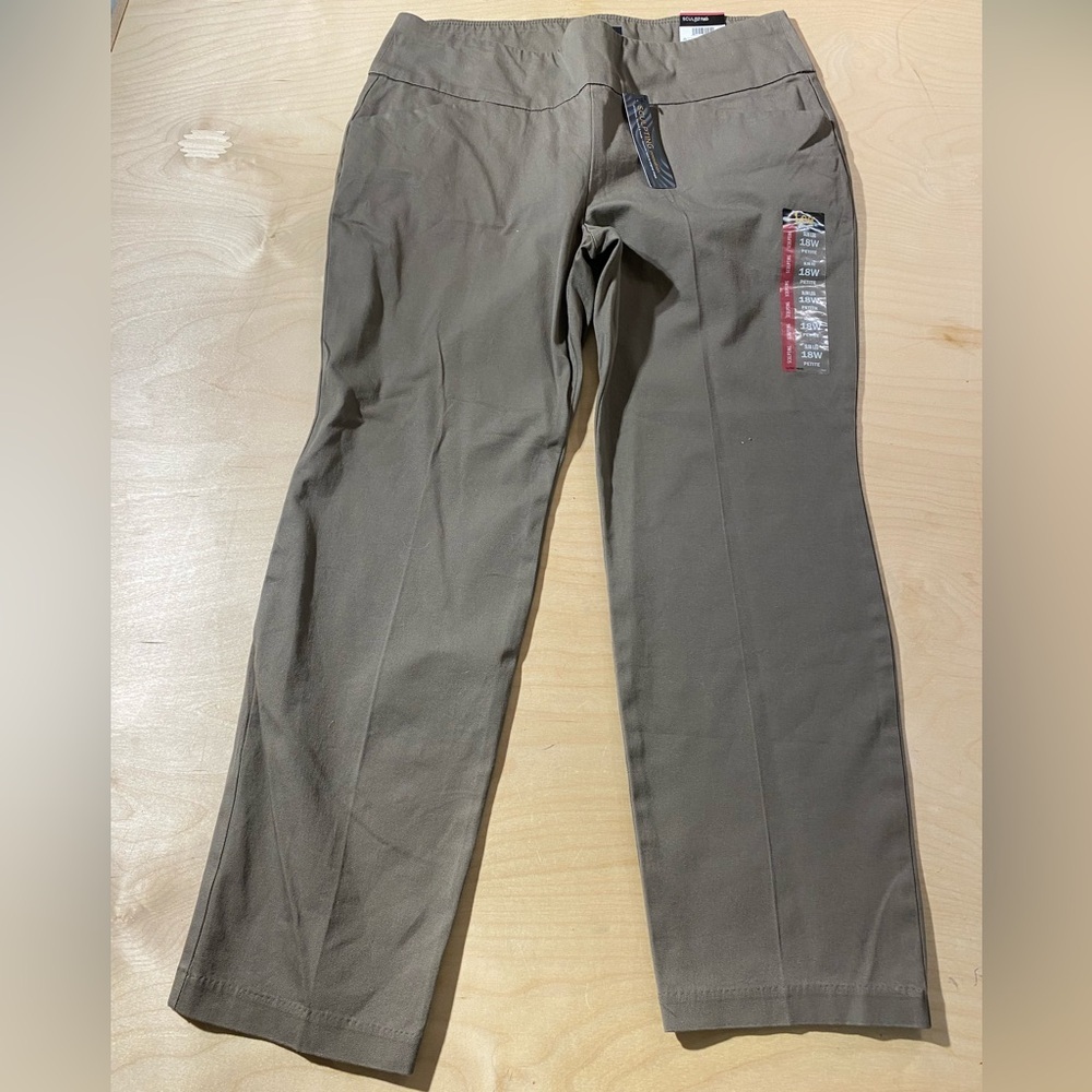 Lee Plus Slim Fit Slim Leg Mis Rise Pants 18W (NQ) - Picture 2 of 11